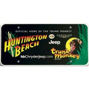 License Plate Cards Inserts