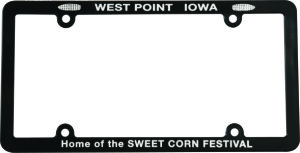 Custom Plastic Screen Printed Plate Frame