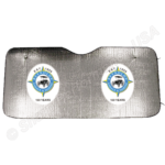 Dealership logo sunshades.