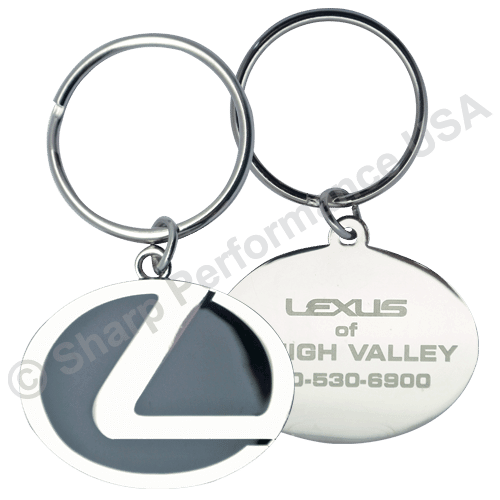 Custom Die struck metal Key tags  Dealer Promotional Keychains, , completely custom keychains for car dealers, Mercedes dealership keychains