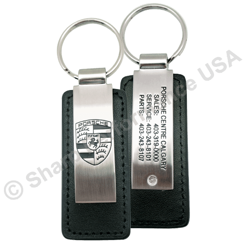 Custom Leather Key Fobs,  Dealer Promotional Keychains, dealer keychains, Custom Dealer Keychains